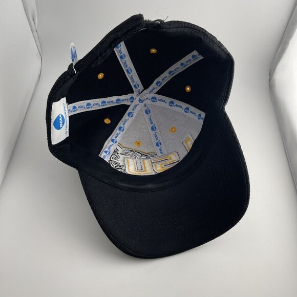 LSU Tigers Adjustable Hat Men's Sports Cap Black Purple with Tiger Logo Mesh - Picture 5 of 5